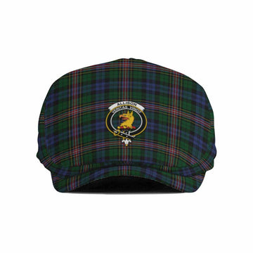 Allison Family Crest Tartan Jeff Cap, Tartan Flat Cap