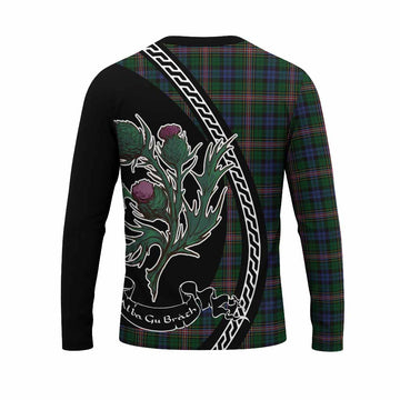 Allison Family Crest Tartan Long Sleeve T-Shirt Alba Thistle Inspired - Tartan Vibes Clothing