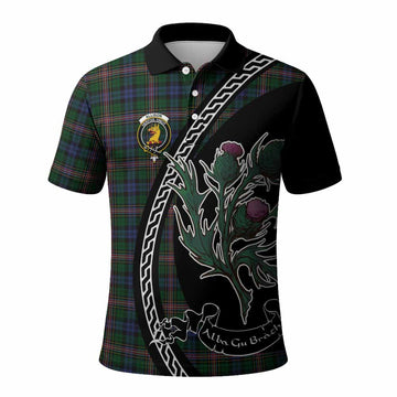 Allison Family Crest Tartan Polo Shirt Alba Thistle Inspired