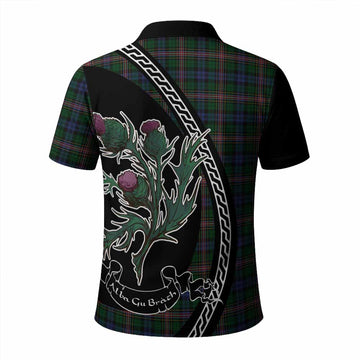 Allison Family Crest Tartan Polo Shirt Alba Thistle Inspired