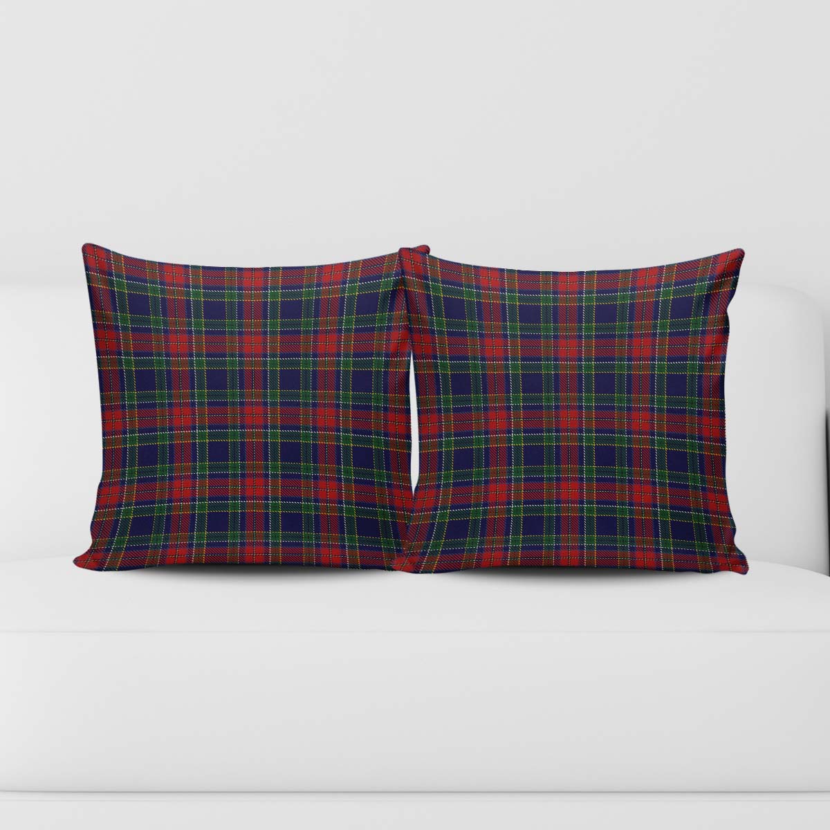 Allison Red Tartan Pillow Cover Square Pillow Cover - Tartanvibesclothing