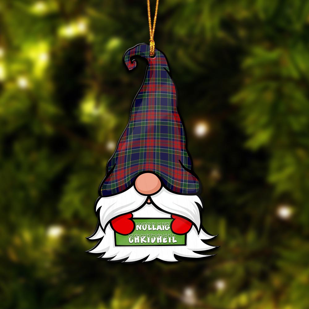 Allison Red Gnome Christmas Ornament with His Tartan Christmas Hat - Tartanvibesclothing