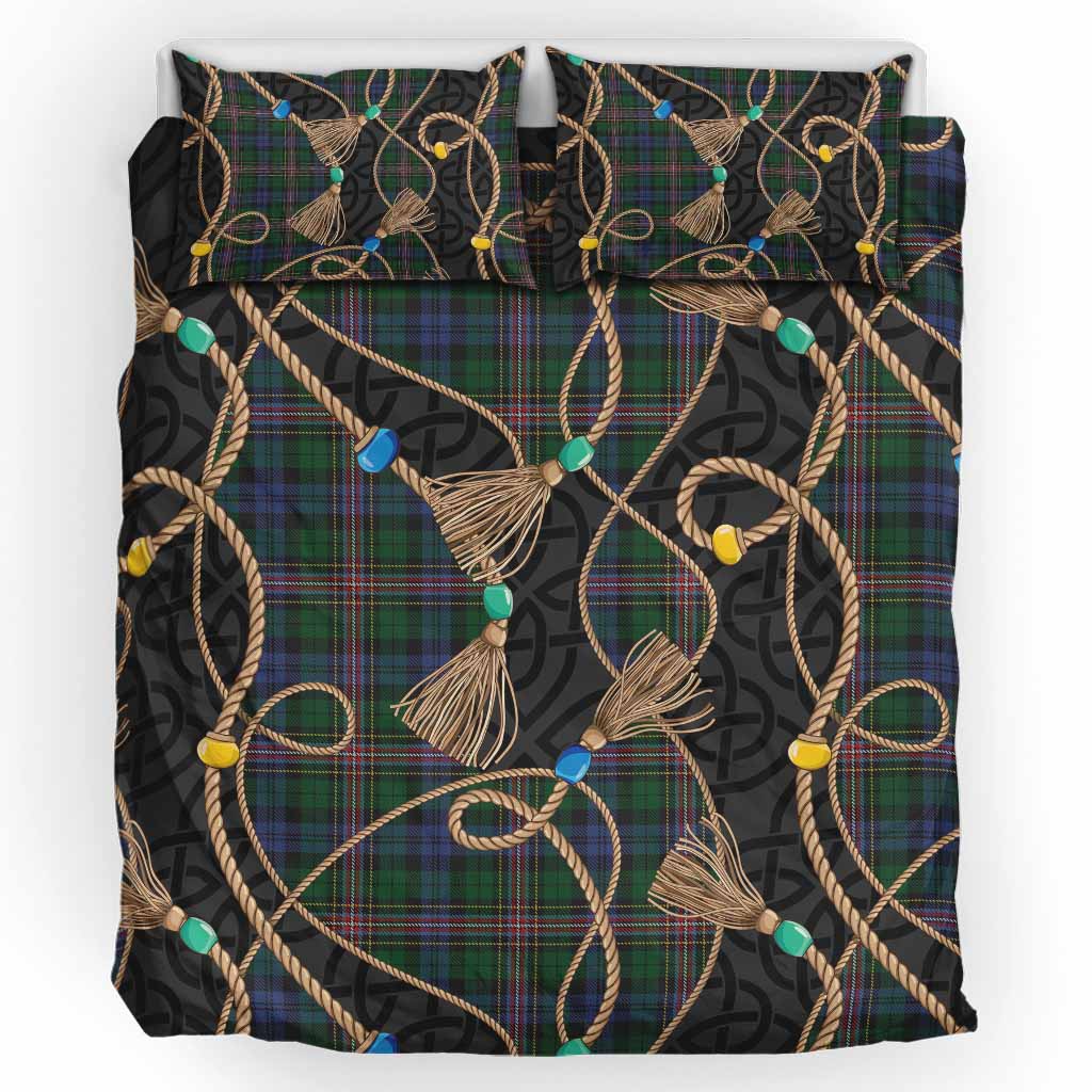 Allison Scottish Tartan Twisted Ropes Stylized Bedding Set UK Bedding Set UK King 91*87 inch - Tartan Vibes Clothing