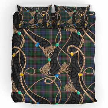 Allison Scottish Tartan Twisted Ropes Stylized Bedding Set UK Bedding Set UK King 91*87 inch - Tartan Vibes Clothing