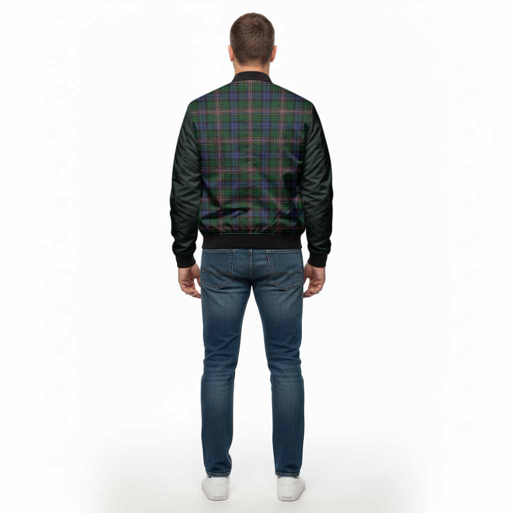 Allison Tartan Accent Bomber Jacket with Family Crest
