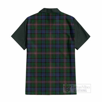 Allison Tartan Accent Cotton Hawaiian Shirt with Family Crest