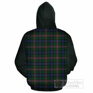 Allison Tartan Accent Cotton Hoodie with Family Crest