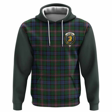 Allison Tartan Accent Hoodie with Family Crest