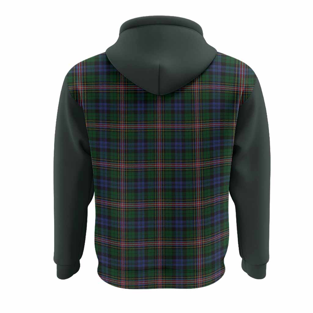 Allison Tartan Accent Hoodie with Family Crest