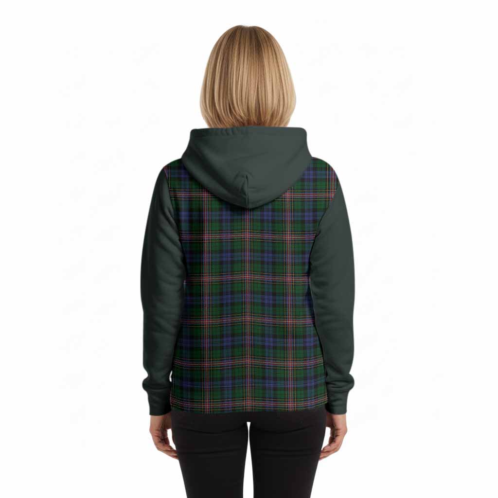 Allison Tartan Accent Hoodie with Family Crest