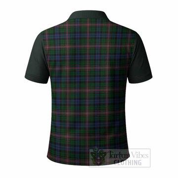 Allison Tartan Accent Polo Shirt with Family Crest