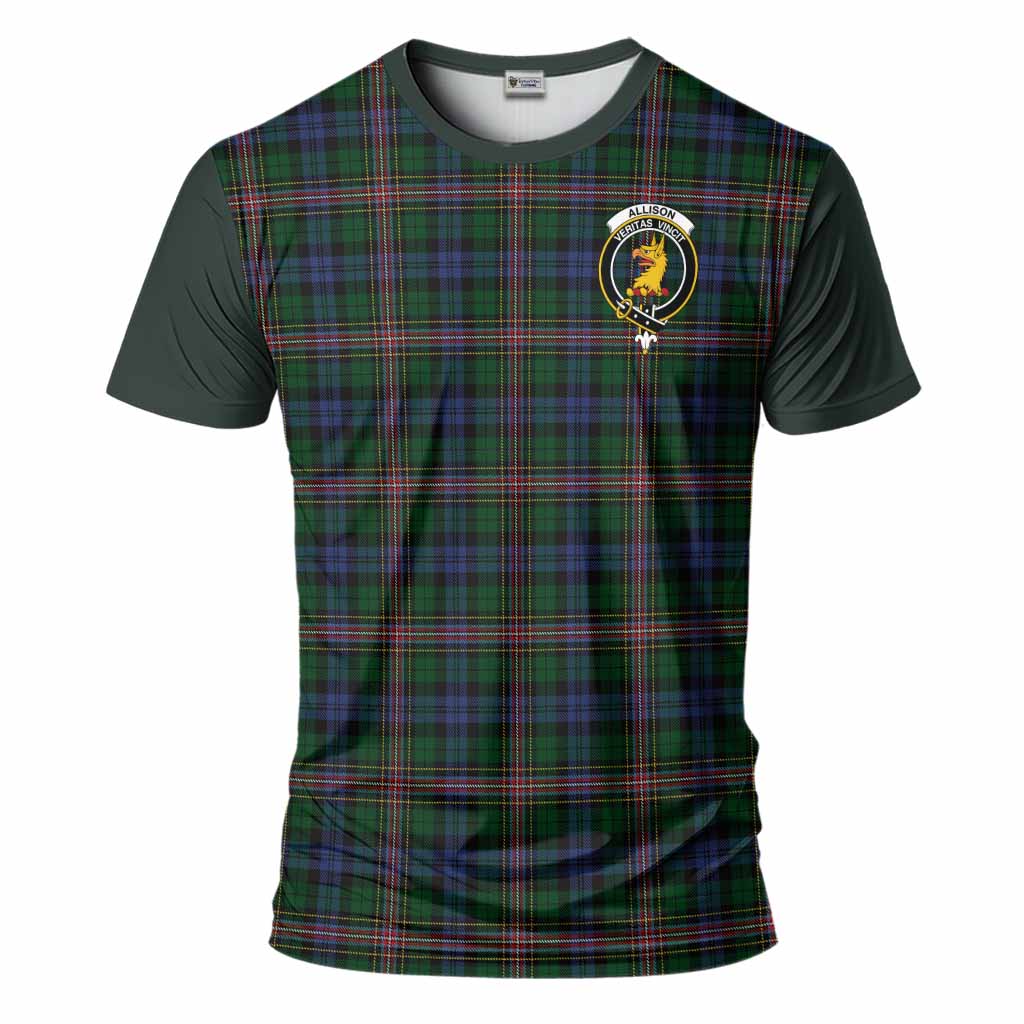 Allison Tartan Accent T-Shirt with Family Crest