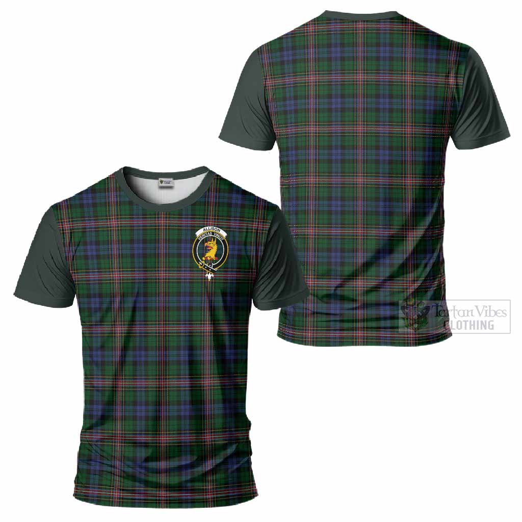 Allison Tartan Accent T-Shirt with Family Crest