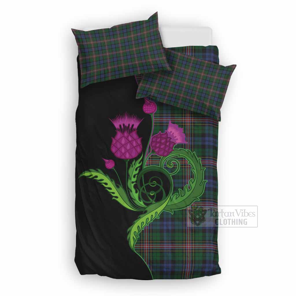 Allison Tartan Bedding Set Traditional Scottish Thistle UK Bedding Set UK Double 79*79 inch - Tartan Vibes Clothing