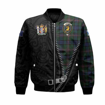 Allison Tartan Bomber Jacket New Zealand Pattern Unique Zipper Stylized