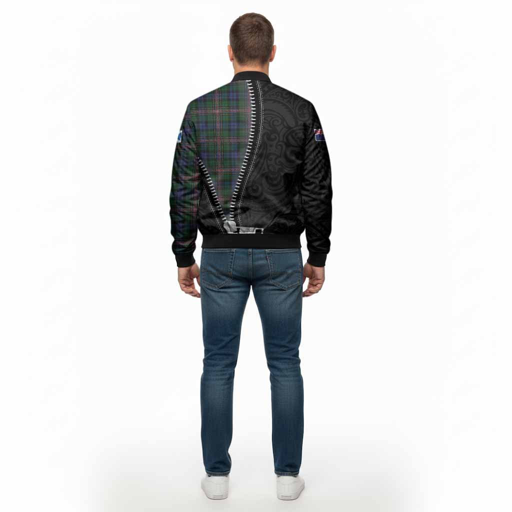 Allison Tartan Bomber Jacket New Zealand Pattern Unique Zipper Stylized