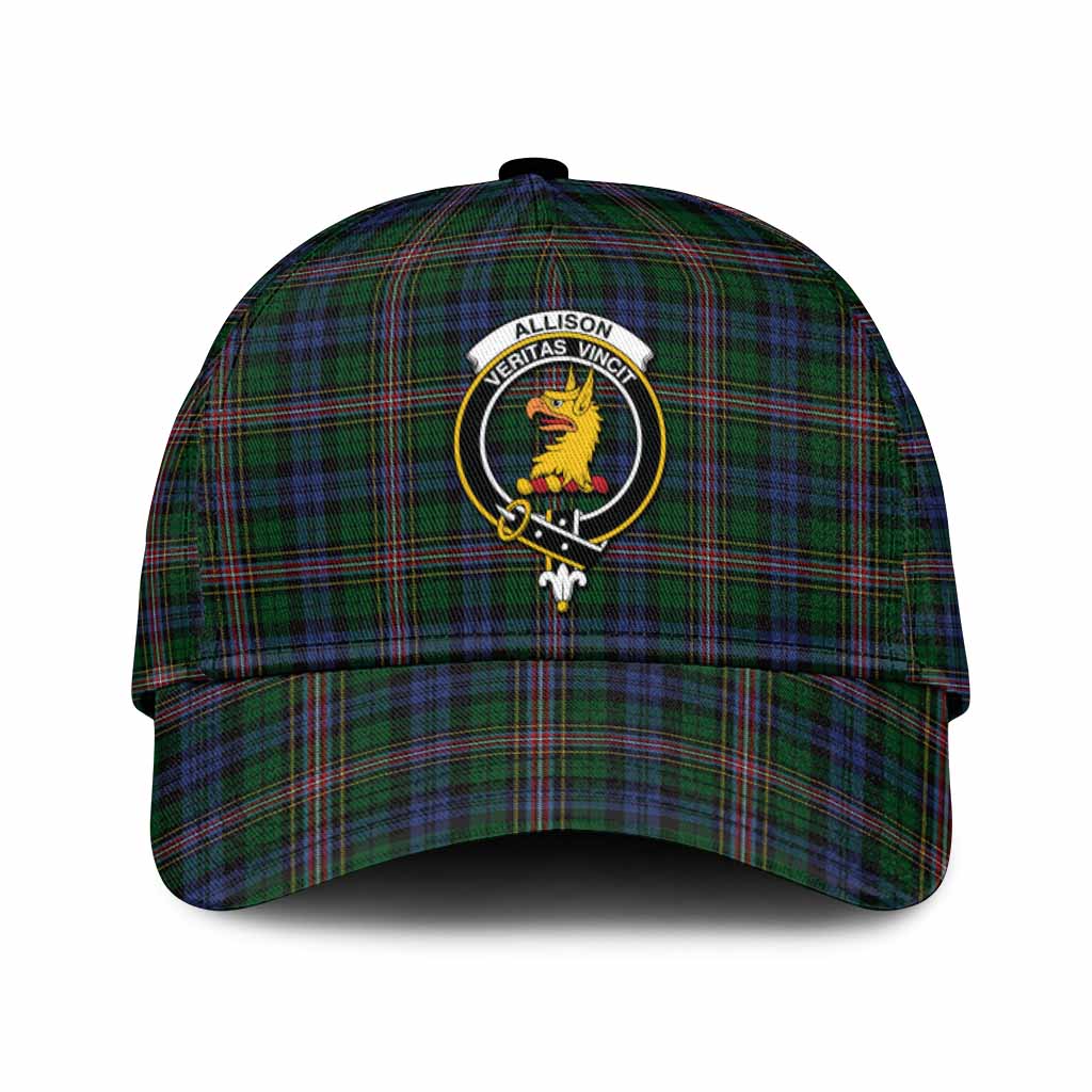 Allison Tartan Classic Cap with Family Crest