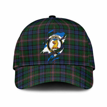 Allison Tartan Classic Cap with Family Crest In Me Style