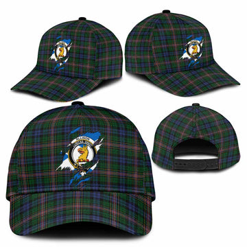 Allison Tartan Classic Cap with Family Crest In Me Style