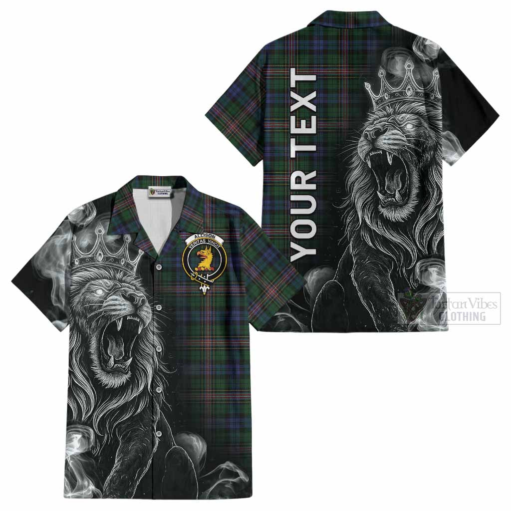 Allison Tartan Cotton Hawaiian Shirt Roaring Lion Heritage