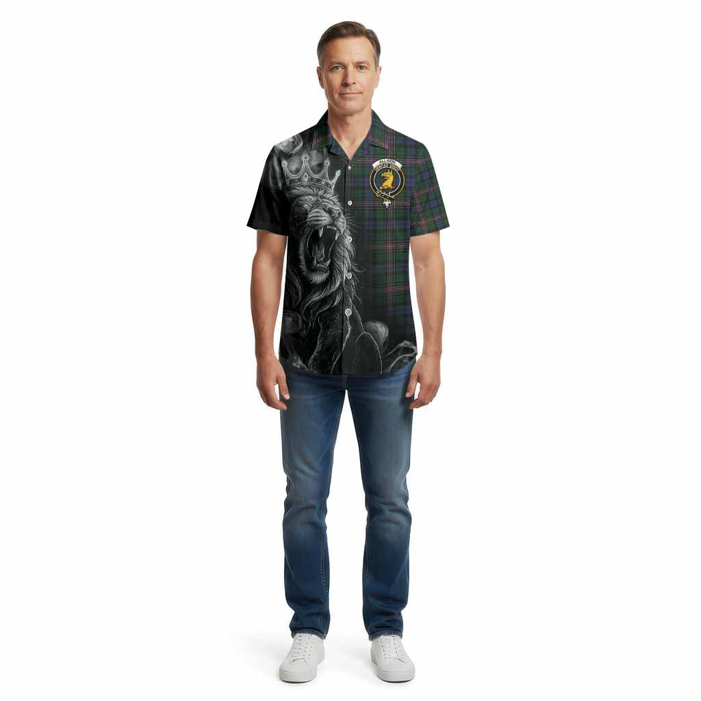 Allison Tartan Cotton Hawaiian Shirt Roaring Lion Heritage