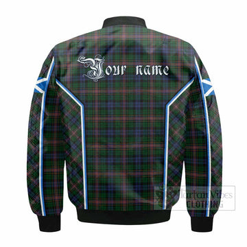 Allison Tartan Crest Bomber Jacket Scotland Coat of Arm Flag Style