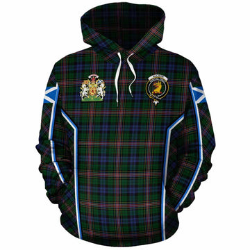 Allison Tartan Crest Cotton Hoodie Scotland Coat of Arm Flag Style