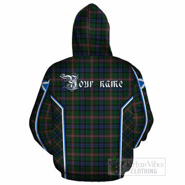 Allison Tartan Crest Cotton Hoodie Scotland Coat of Arm Flag Style