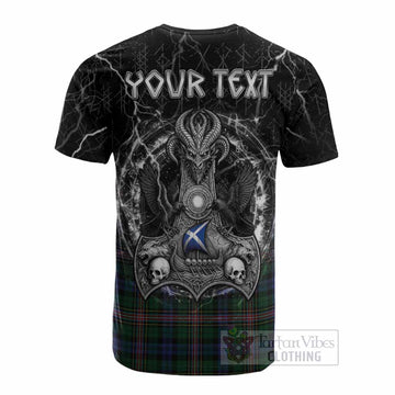 Allison Tartan Crest Cotton T-shirt Celtic Odin's Raven Legacy