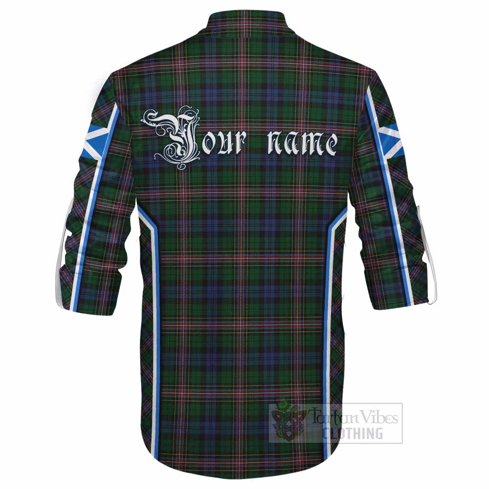 Allison Tartan Crest Ghillie Kilt Shirt Scotland Coat of Arm Flag Style - Tartan Vibes Clothing