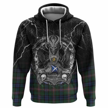 Allison Tartan Crest Hoodie Celtic Odin's Raven Legacy
