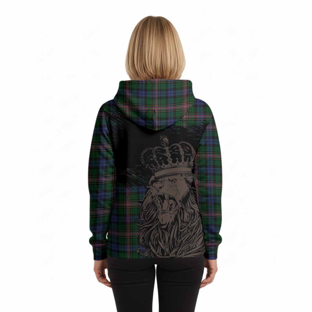 Allison Tartan Crest Hoodie Crowned Lion Heritage Style