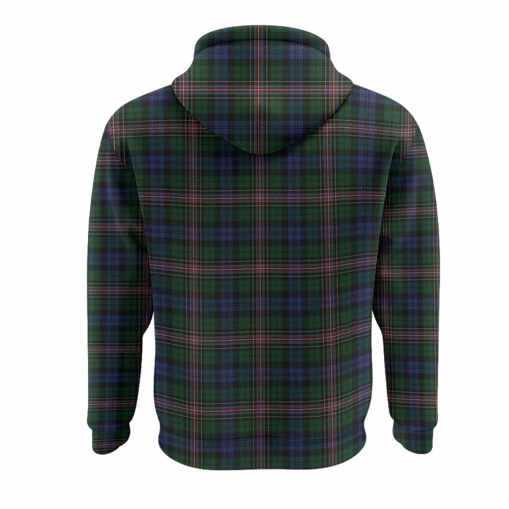 Allison Tartan Crest Hoodie Ferocious Lion Style