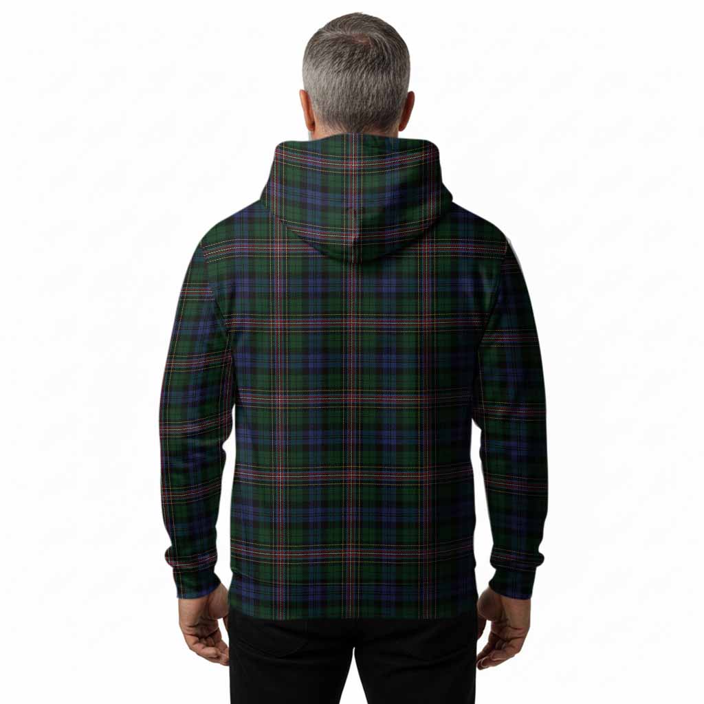 Allison Tartan Crest Hoodie Ferocious Lion Style
