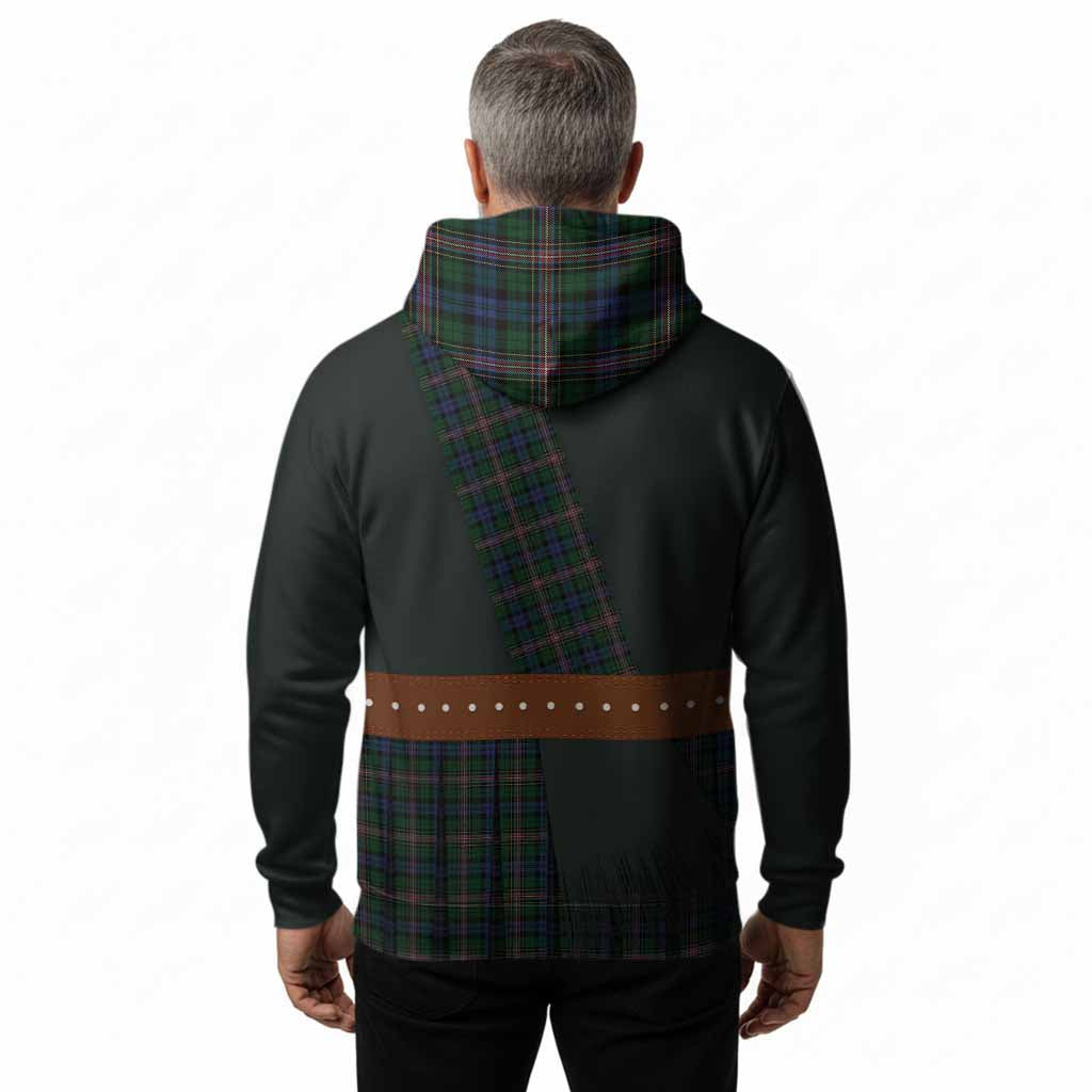 Allison Tartan Crest Hoodie Kilt Costume Style