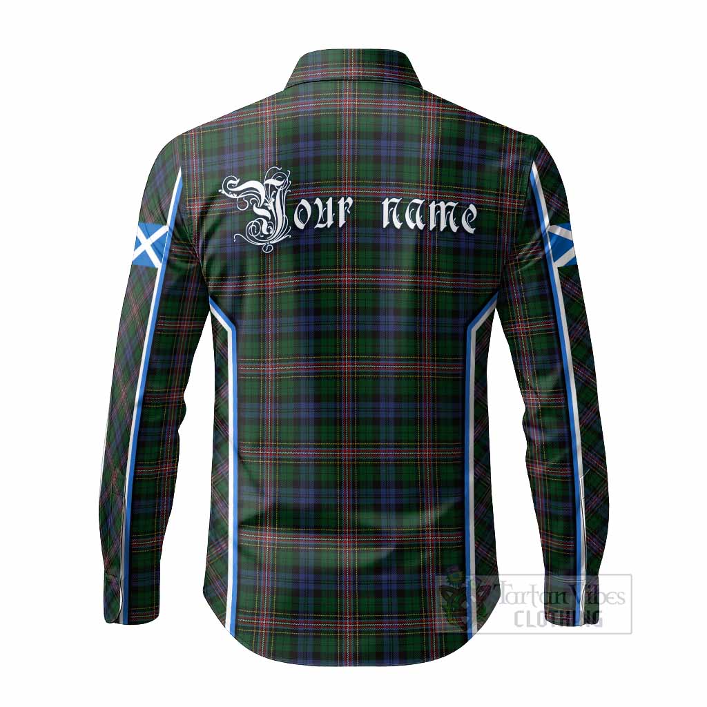 Allison Tartan Crest Long Sleeve Button Shirts Scotland Coat of Arm Flag Style - Tartan Vibes Clothing
