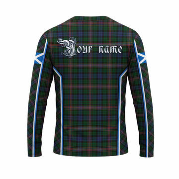 Allison Tartan Crest Long Sleeve T-Shirt Scotland Coat of Arm Flag Style - Tartan Vibes Clothing