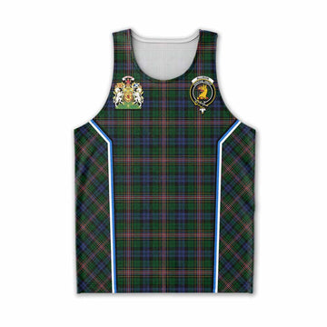 Allison Tartan Crest Men Tank Top Scotland Coat of Arm Flag Style