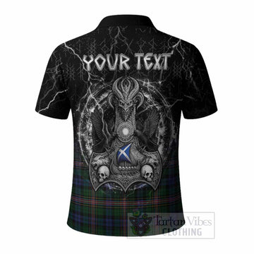 Allison Tartan Crest Polo Shirt Celtic Odin's Raven Legacy