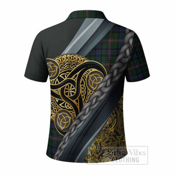Allison Tartan Crest Polo Shirt Scottish Triskele Celtic