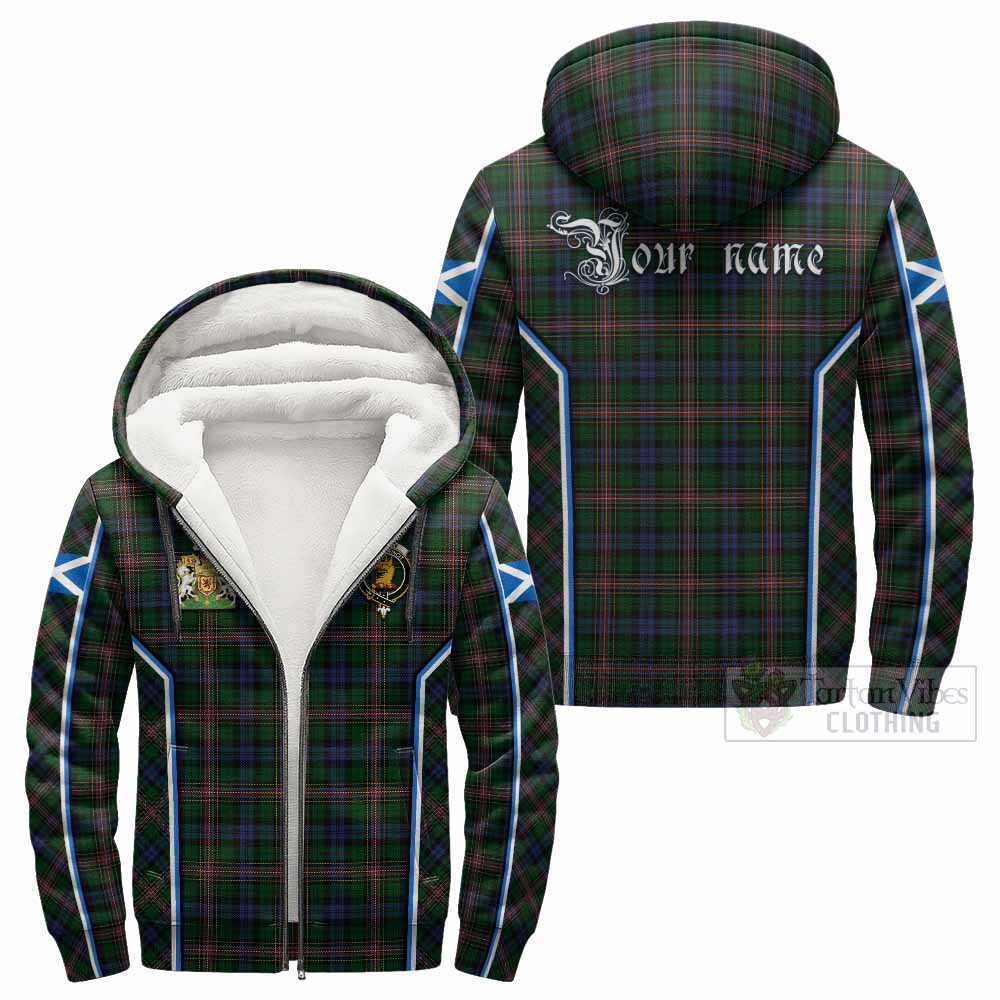 Allison Tartan Crest Sherpa Hoodie Scotland Coat of Arm Flag Style - Tartan Vibes Clothing