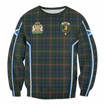 Allison Tartan Crest Sweatshirt Scotland Coat of Arm Flag Style