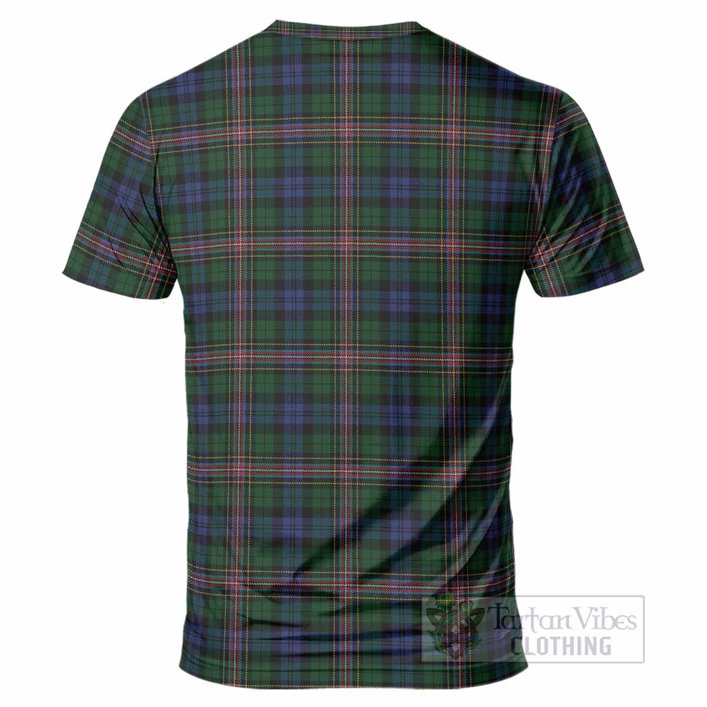 Allison Tartan Crest T-Shirt Ferocious Lion Style