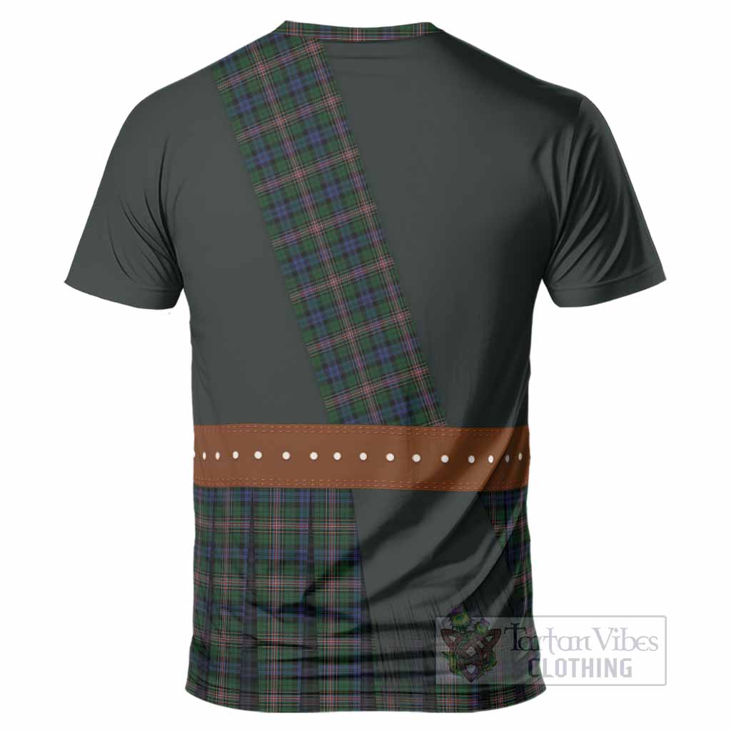 Allison Tartan Crest T-Shirt Kilt Costume Style