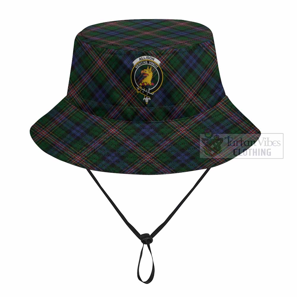 Allison Tartan Fishing Hat with Family Crest