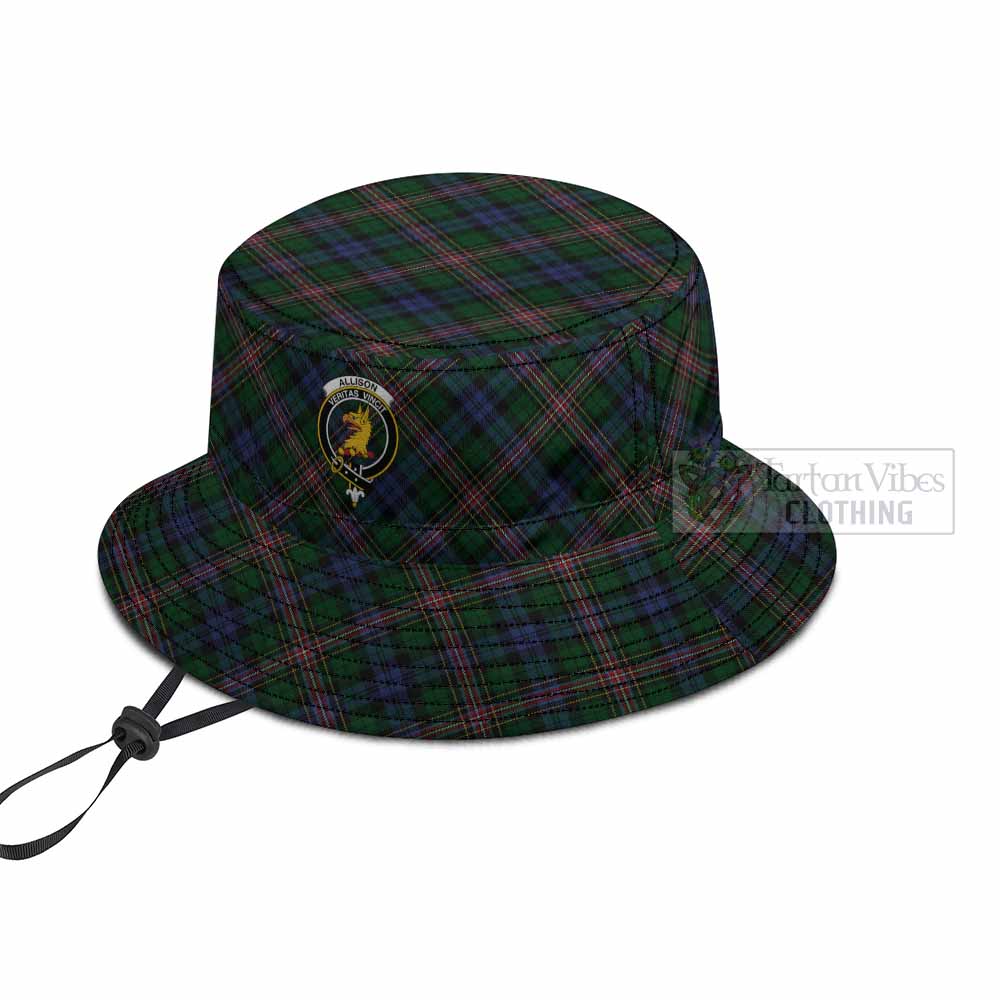 Allison Tartan Fishing Hat with Family Crest