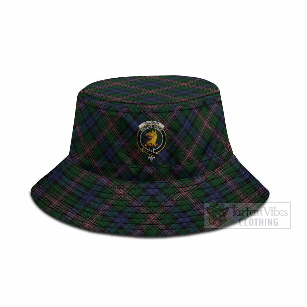 Allison Tartan Fishing Hat with Family Crest