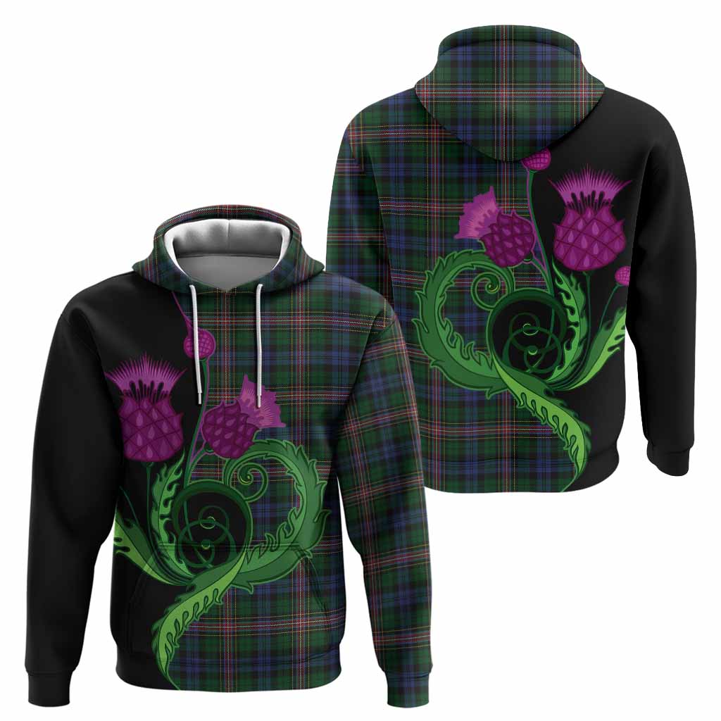 Allison Tartan Hoodie Traditional Scottish Thistle