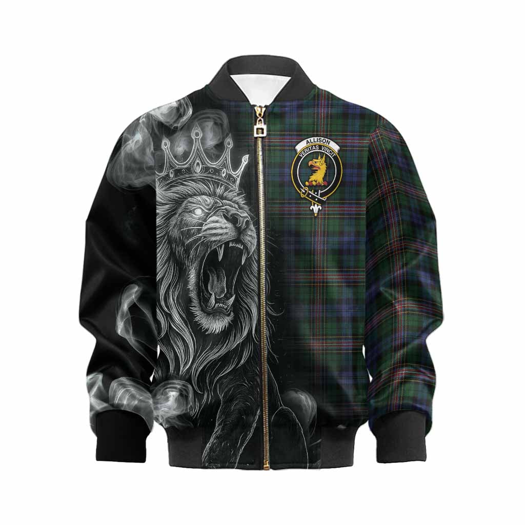 Allison Tartan Kid Bomber Jacket Roaring Lion Heritage