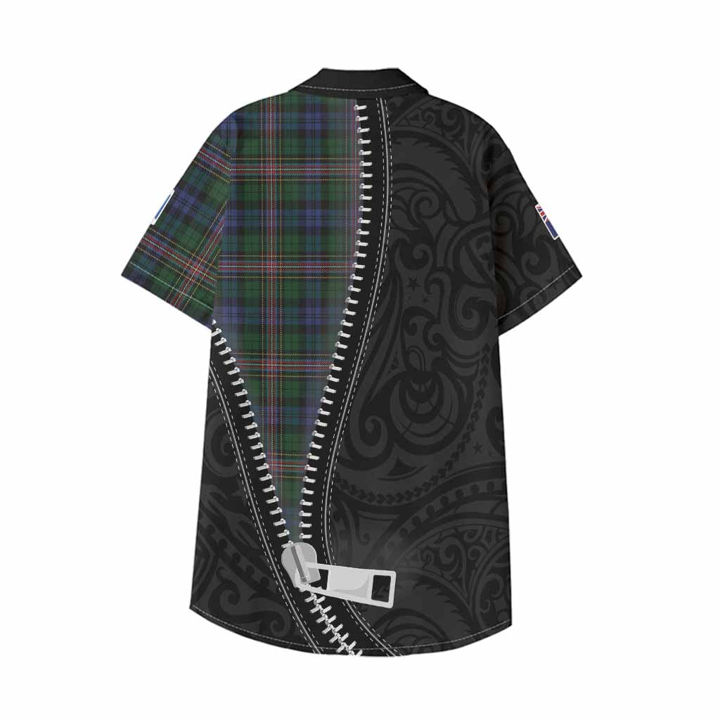 Allison Tartan Kid Hawaiian Shirt New Zealand Pattern Unique Zipper Stylized